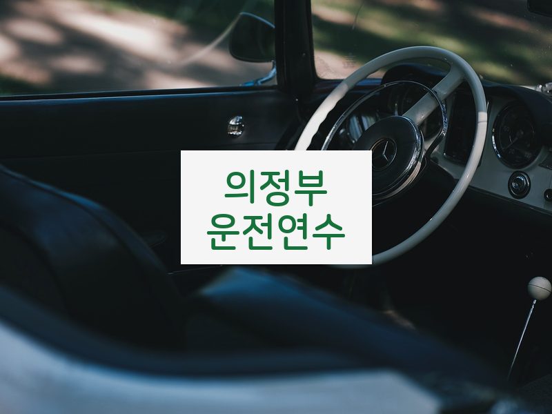 의정부운전연수 후기