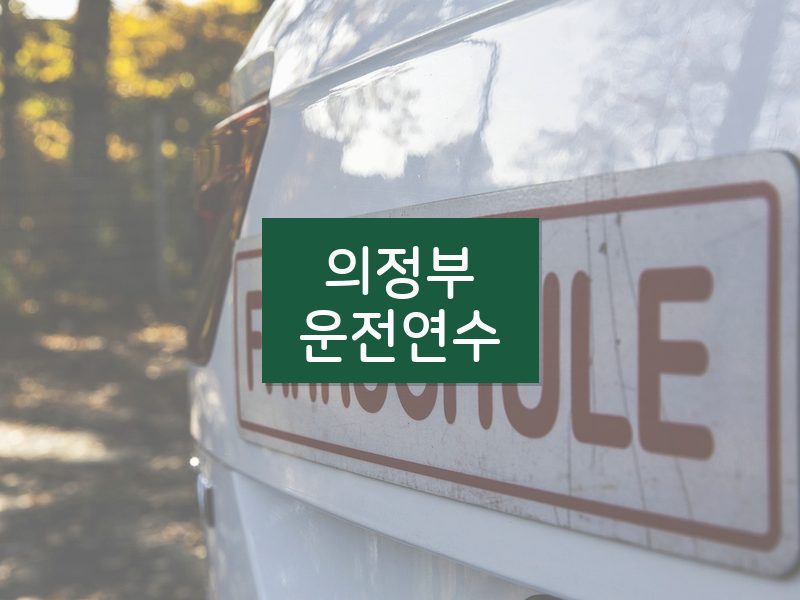 의정부운전연수 후기