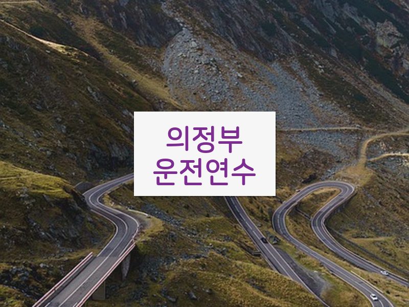 의정부운전연수 후기