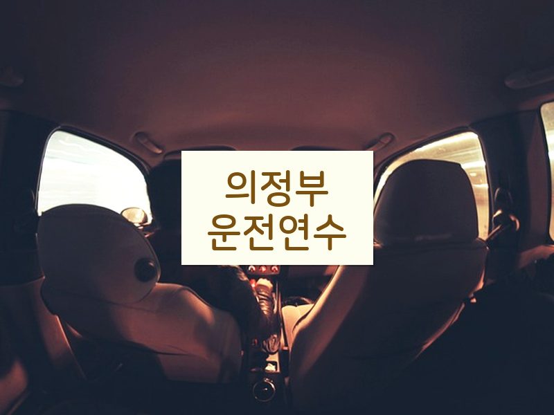 의정부운전연수 후기