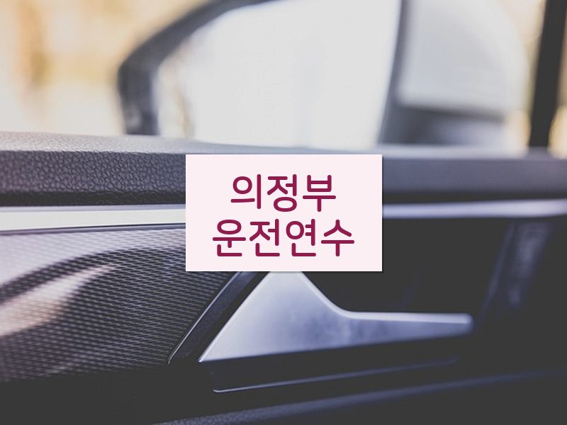 의정부운전연수 후기