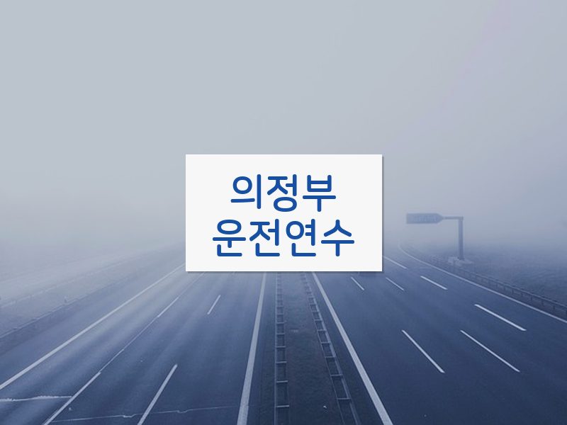 의정부운전연수 후기