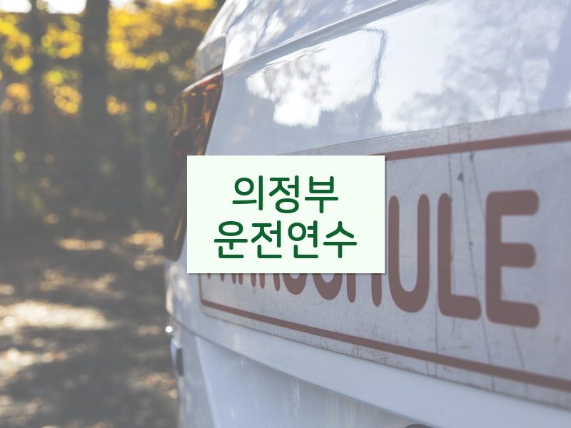 의정부운전연수 후기