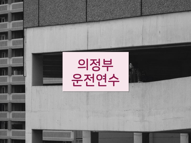 의정부운전연수 후기