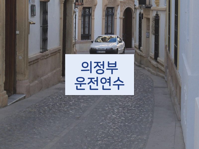 의정부운전연수 후기