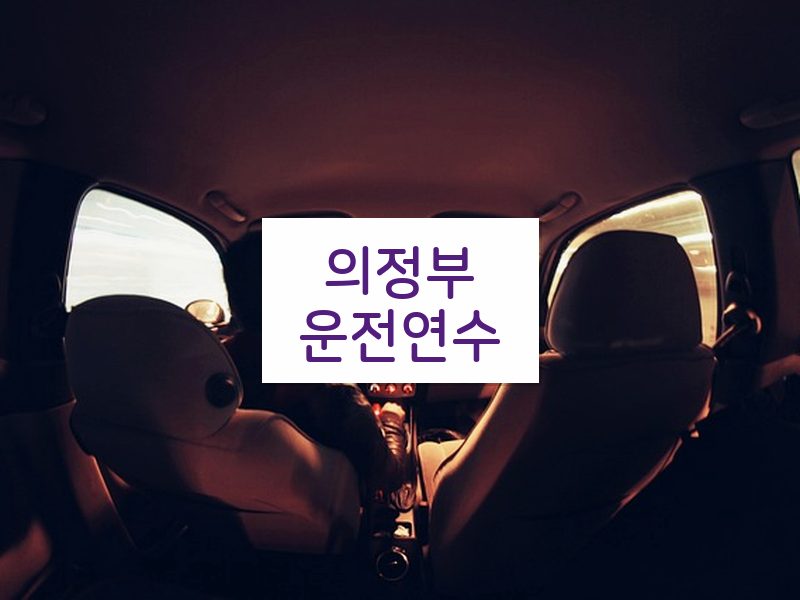 의정부운전연수 후기
