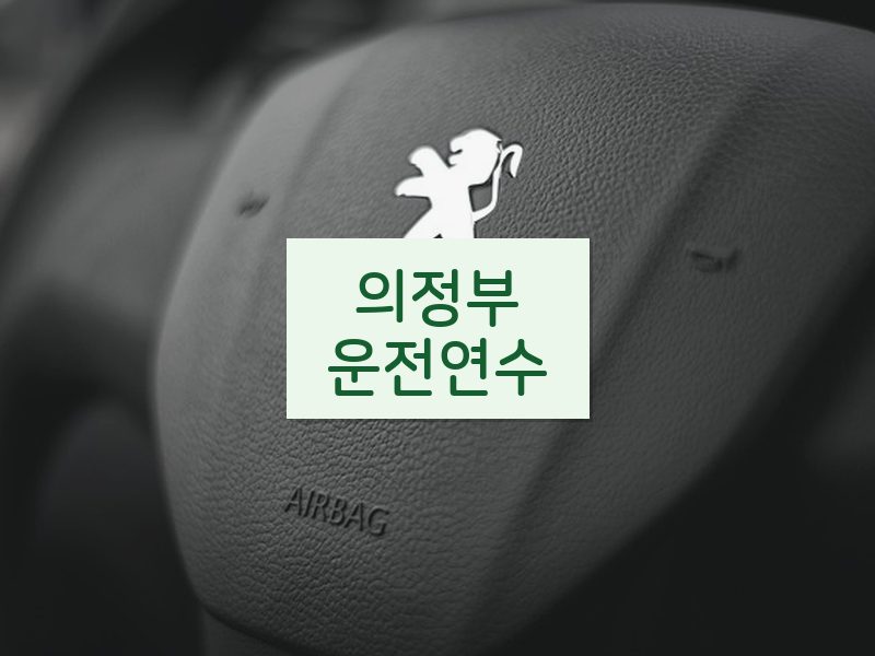 의정부운전연수 후기