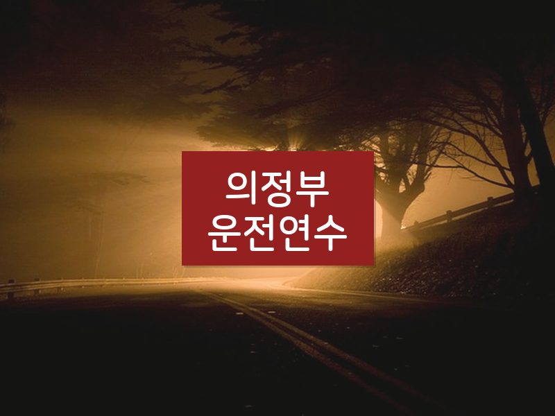 의정부운전연수 후기