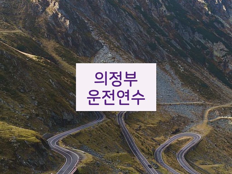 의정부운전연수 후기