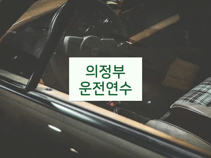 의정부운전연수 후기