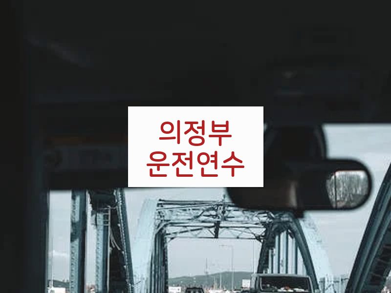 의정부운전연수 후기
