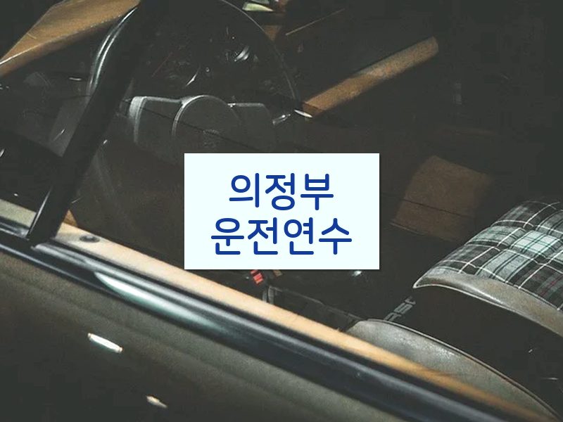 의정부운전연수 후기
