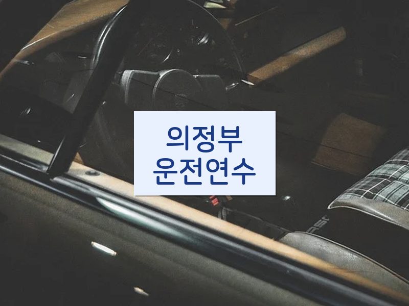 의정부운전연수 후기