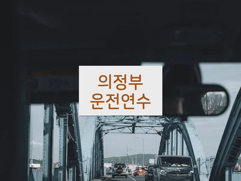 의정부운전연수 후기