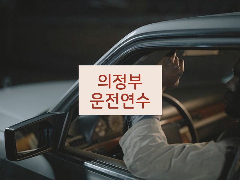 의정부운전연수 후기