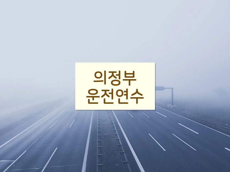 의정부운전연수 후기