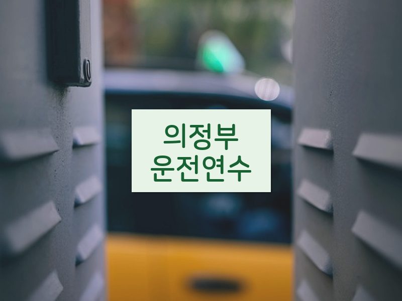 의정부운전연수 후기
