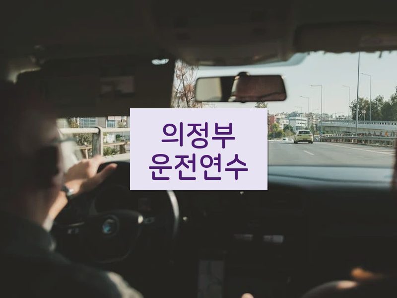 의정부운전연수 후기