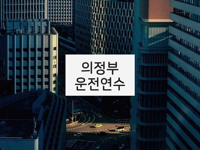 의정부운전연수 후기