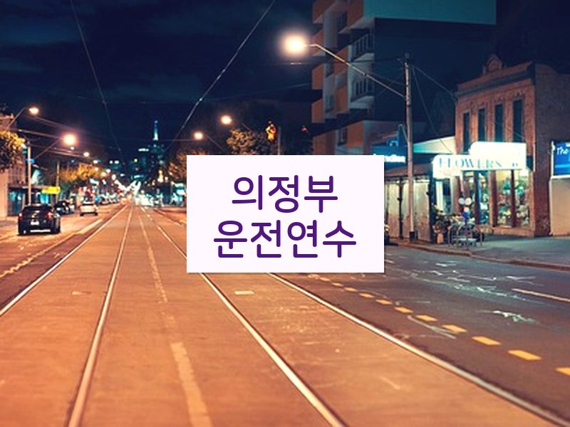 의정부운전연수 후기