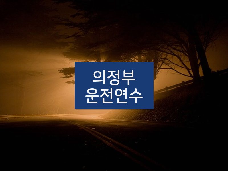 의정부운전연수 후기