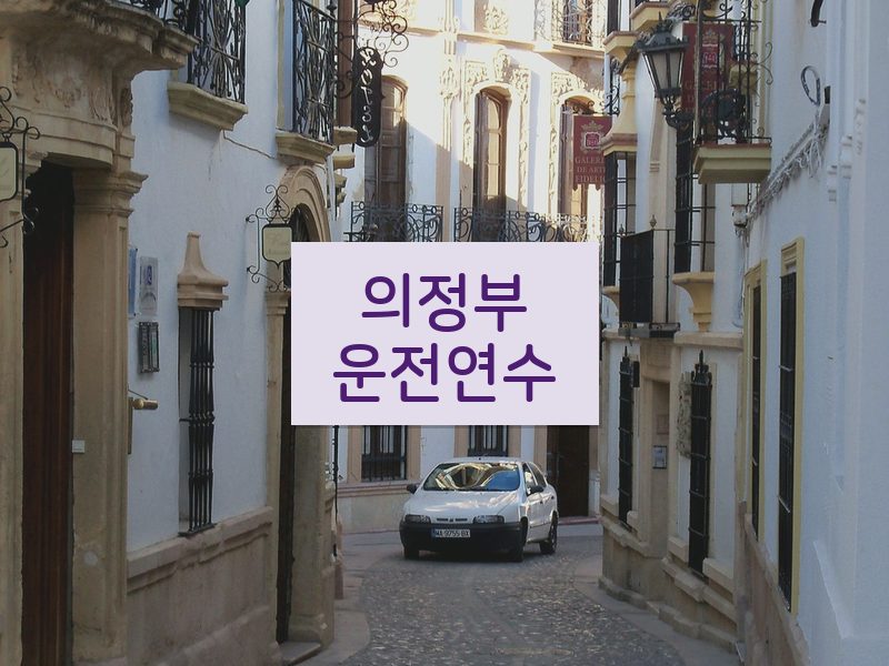 의정부운전연수 후기