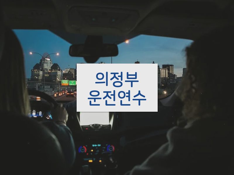 의정부운전연수 후기