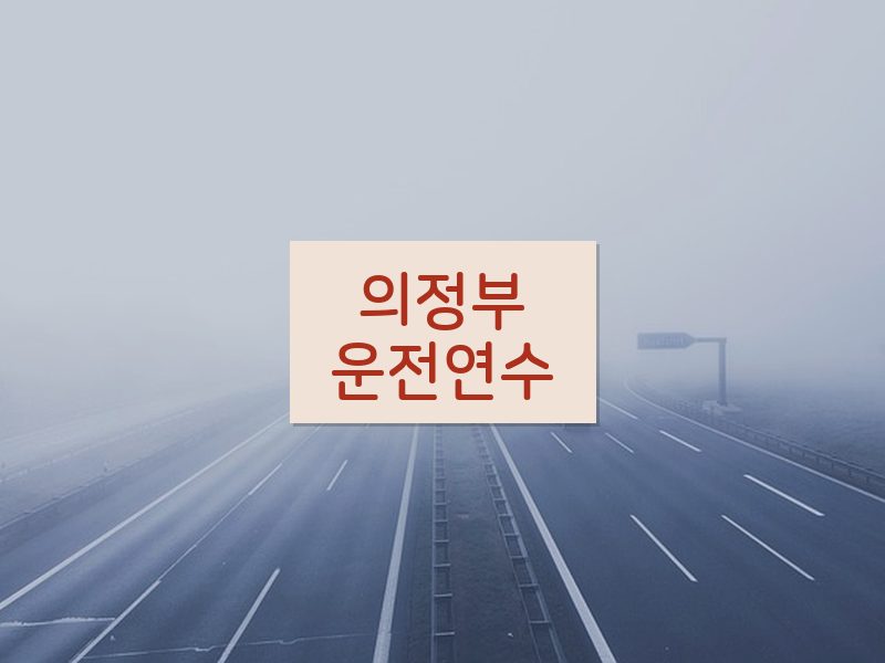 의정부운전연수 후기