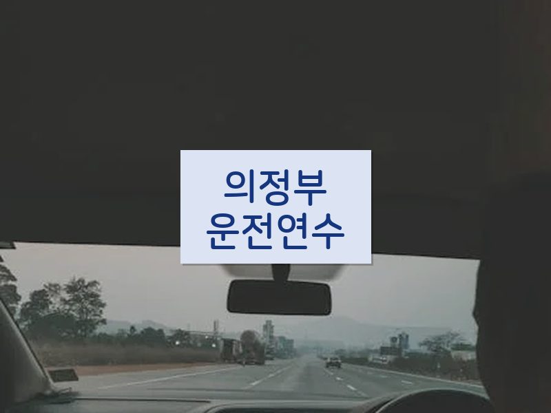 의정부운전연수 후기