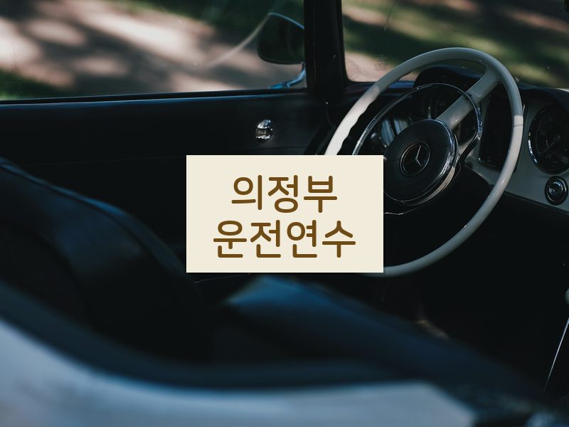 의정부운전연수 후기
