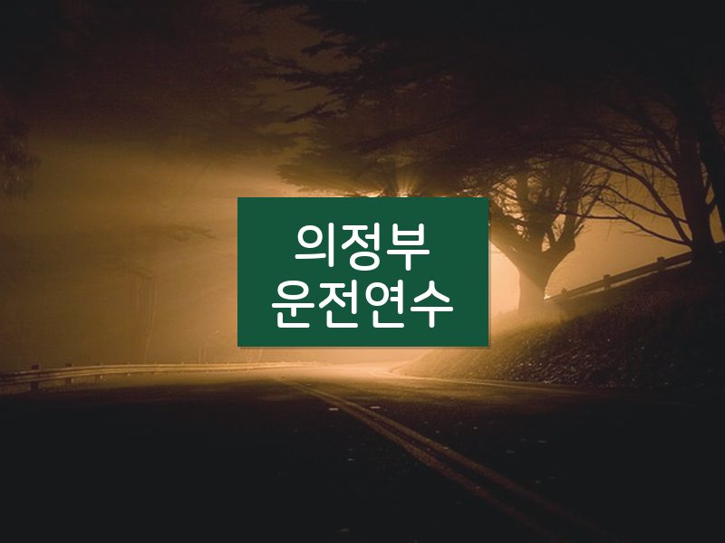 의정부운전연수 후기
