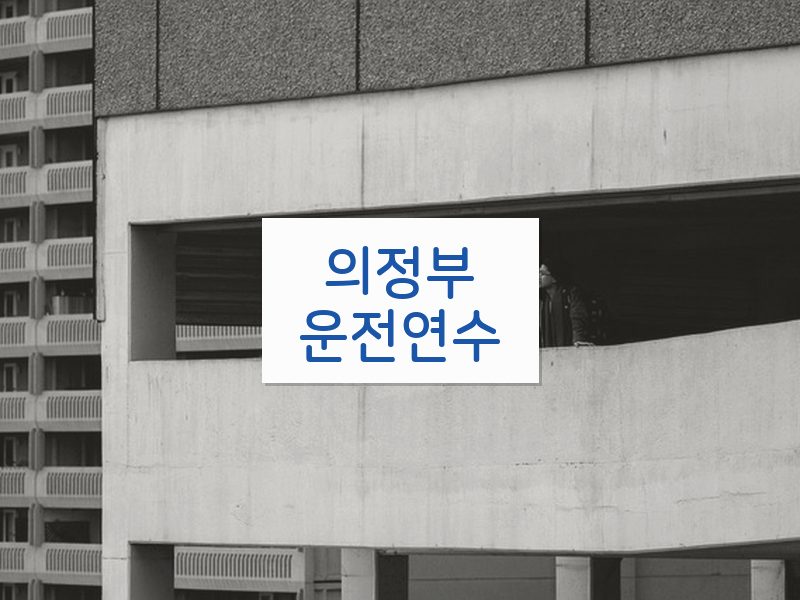 의정부운전연수 후기