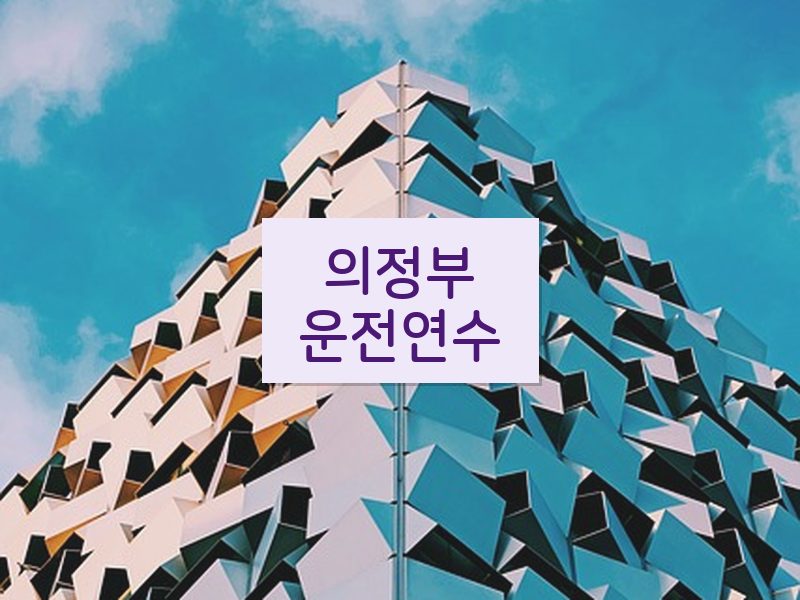 의정부운전연수 후기