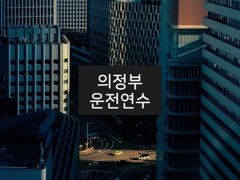 의정부운전연수 후기