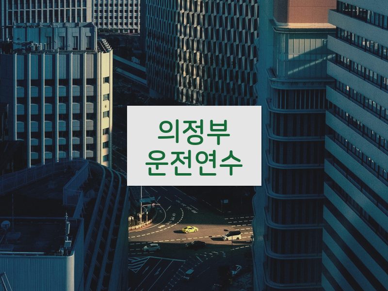 의정부운전연수 후기