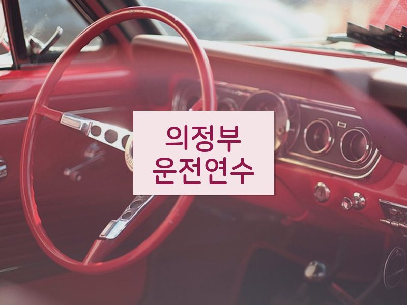 의정부운전연수 후기