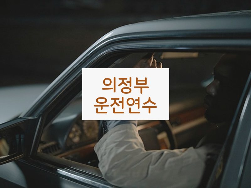 의정부운전연수 후기