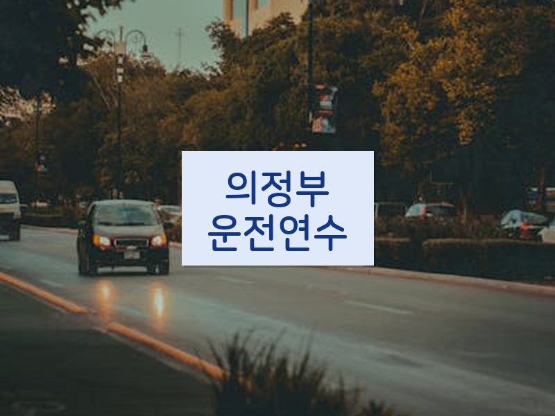 의정부운전연수 후기