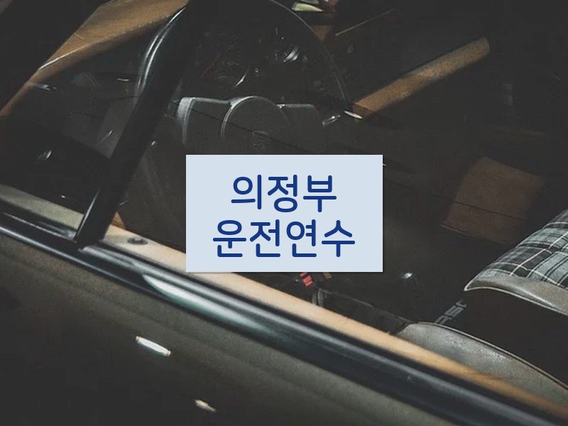 의정부운전연수 후기