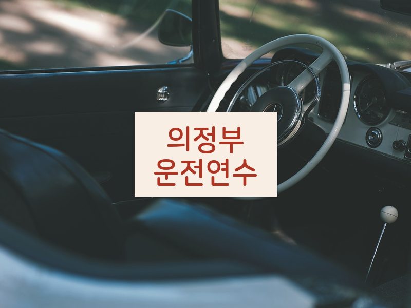 의정부운전연수 후기