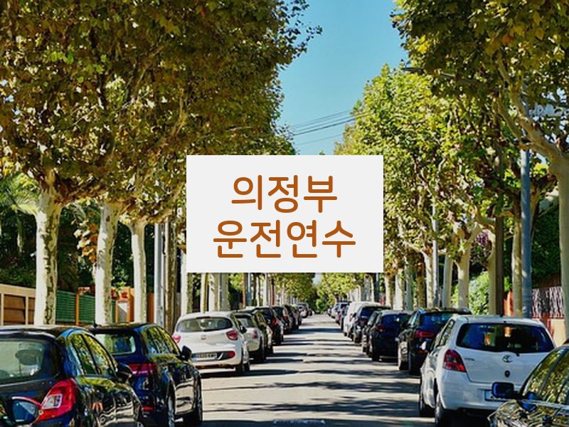 의정부운전연수 후기