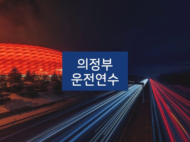 의정부운전연수 후기