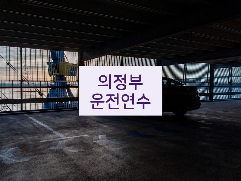 의정부운전연수 후기