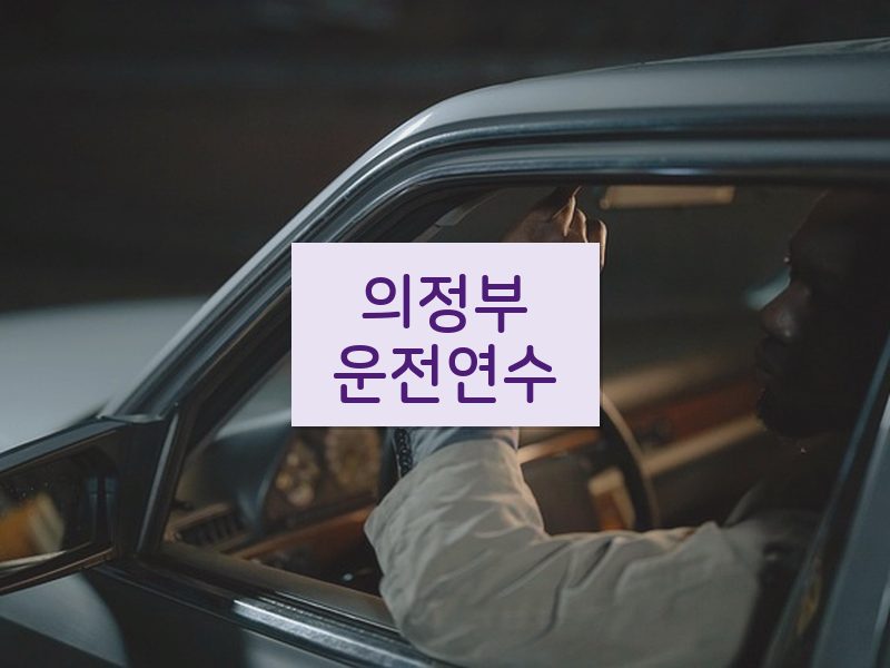 의정부운전연수 후기