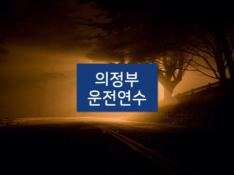 의정부운전연수 후기