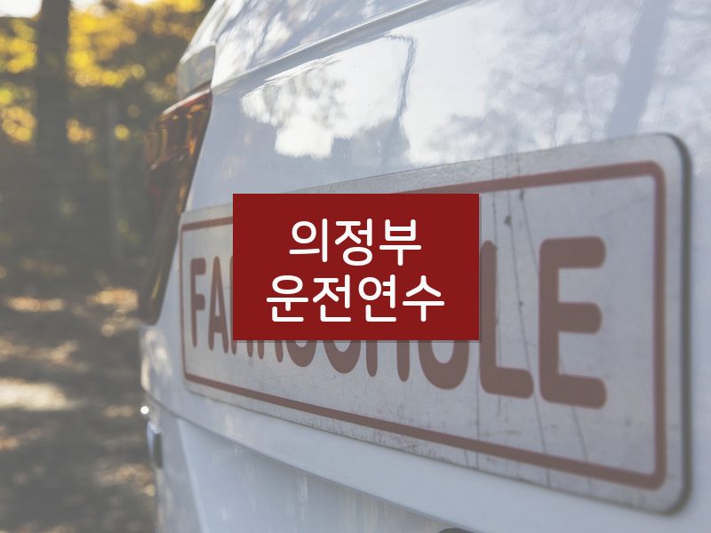 의정부운전연수 후기