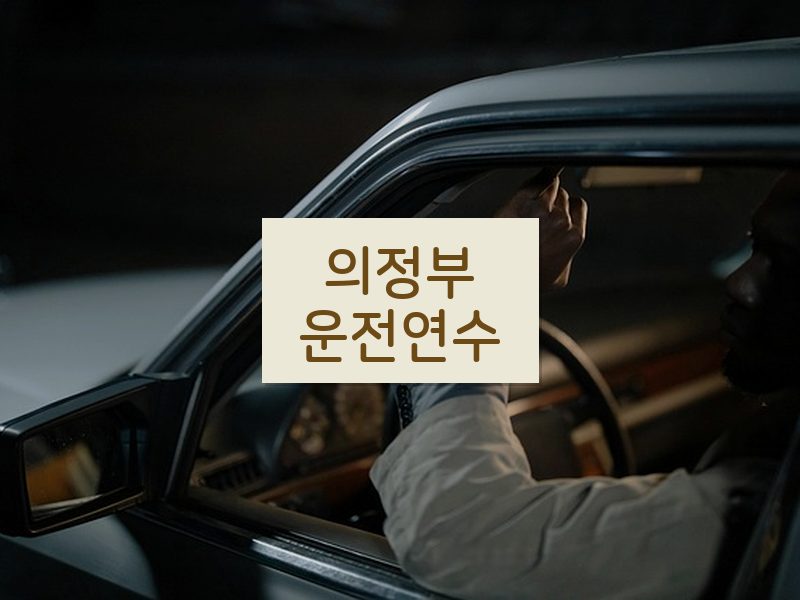 의정부운전연수 후기