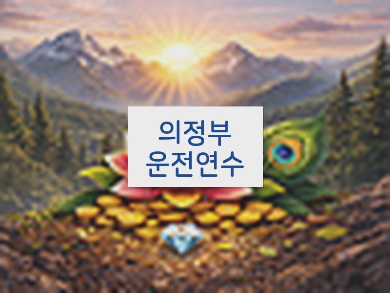 의정부운전연수 후기