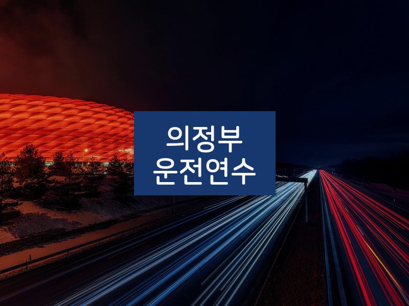 의정부운전연수 후기