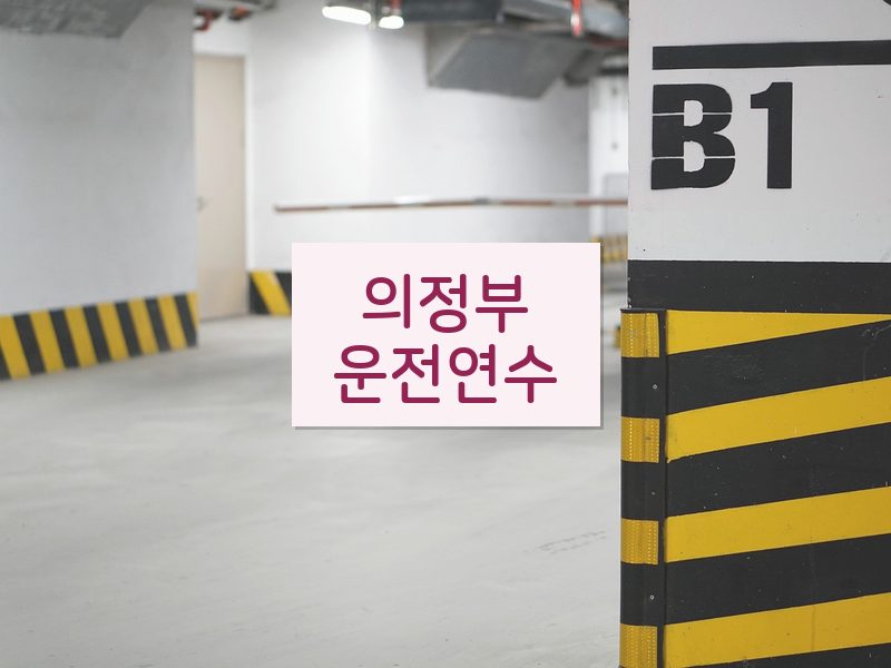 의정부운전연수 후기